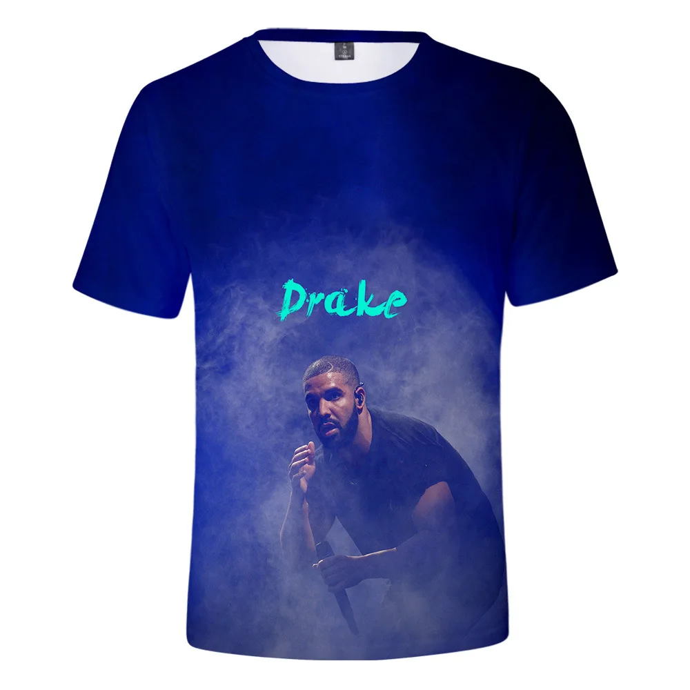 Hip Hop Rapper Drake 3D Print Kids T-shirt for Boys/Girls Teens Casual Tees Streetwear Hiphop Funny Tshirt Children Clothes