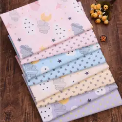 Moon Star Cloud cucito fai da te Patchwork Quilting Fat Quarter Tecido vestiti Tilda per la casa foglio tessuti Twill 100% cotone tessuto