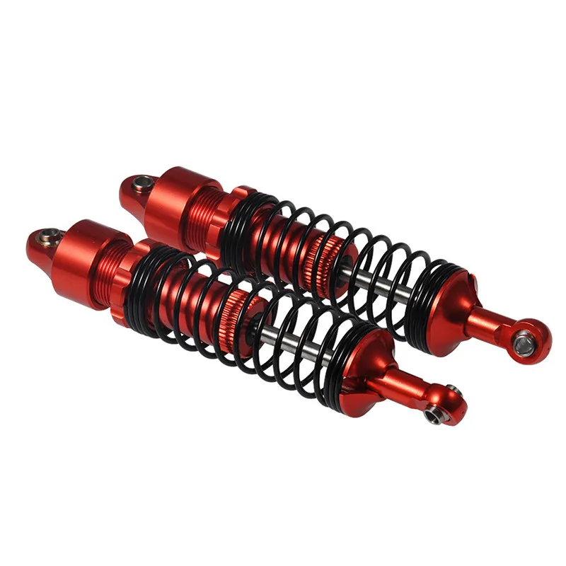 YEAHRUN 4PCS 90/100/110/120mm Ajustable Shock Absorber Red for TRX-4 Wraith SCX10 D90 1/10 RC Crawler Car Model Upgrade Parts