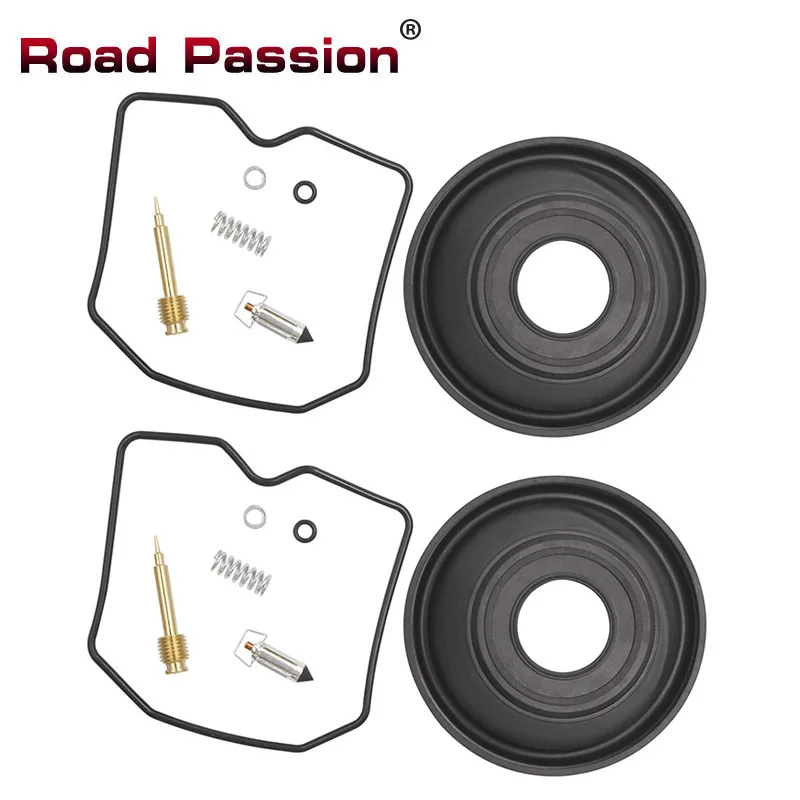 

2sets Road Passion Motocycle Parts Carburetor Rebuild Repair Kit for Kawasaki ZZR250 EX250 EX250H GPX250