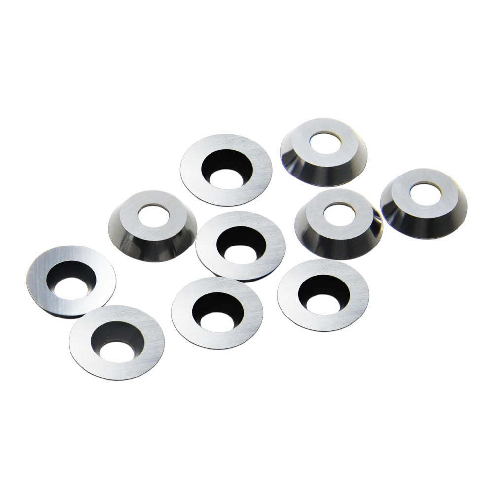 Inserti in metallo duro TASP frese 12mm rotonde 10 pezzi utensili per tornitura del legno coltelli per tornio per legno mandrino tornio