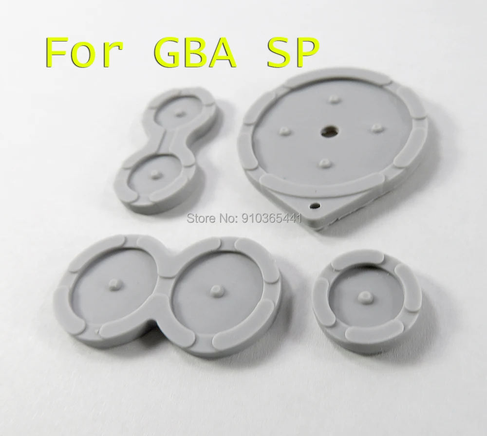 

50sets Replacement Conductive Silicone Rubber Pad Button Contacts For Game Boy Advance GBA SP Game Console