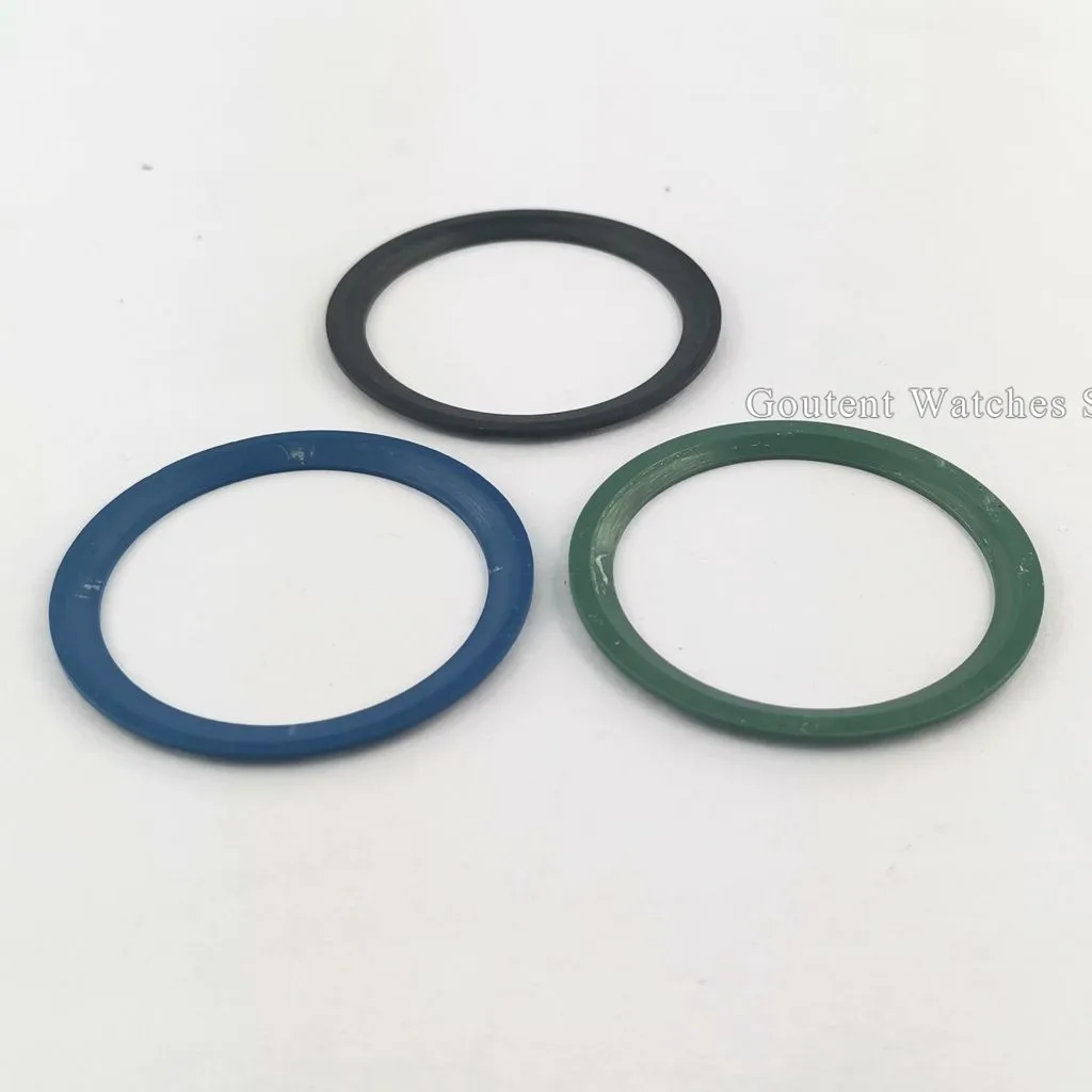 38mm Super Luminous Watch Bezel Insert Black/blue/green Ceramic Bezel Insert Watch Parts Fits For 40mm GMT Watches