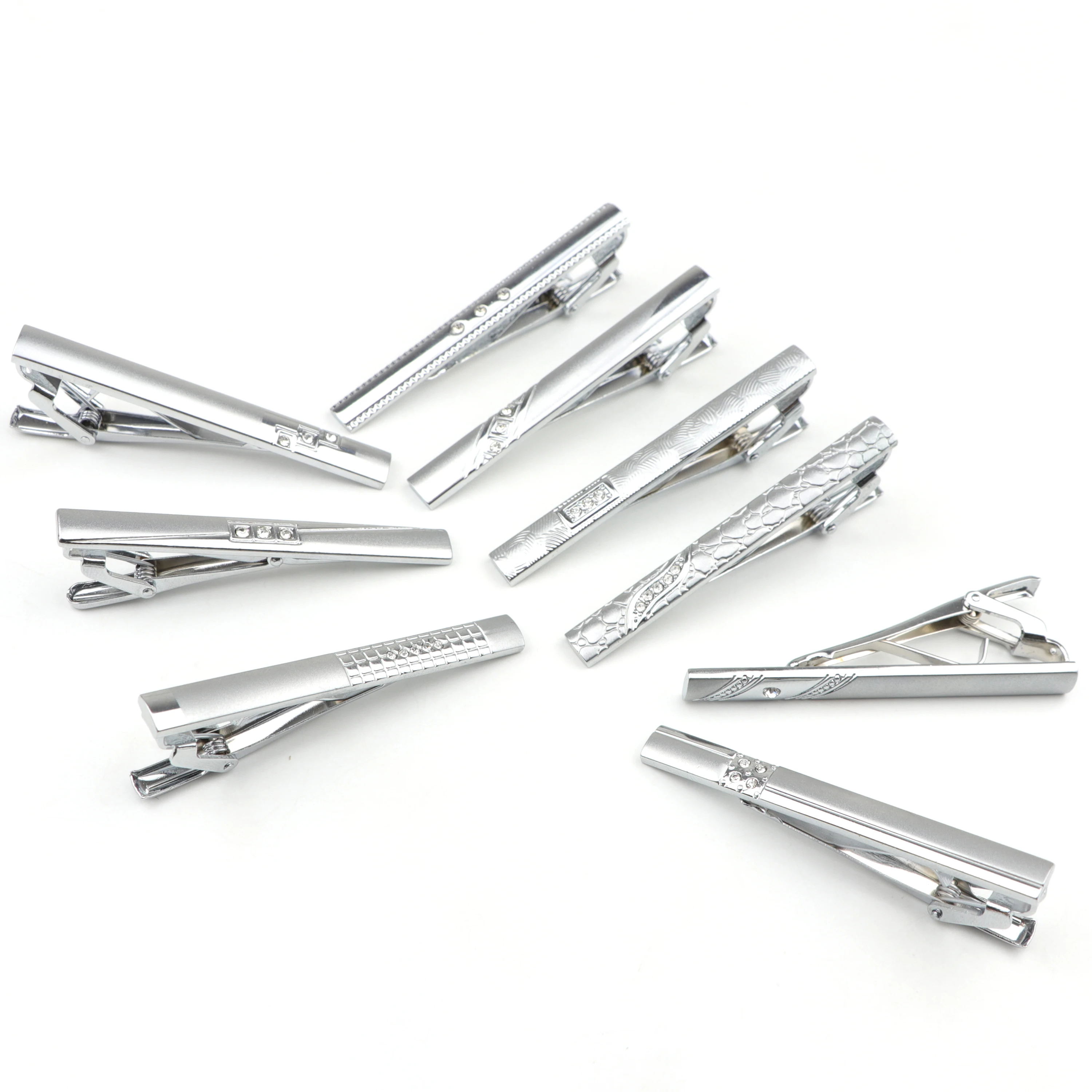 Satın almak gerekir kravat klip klasik moda erkekler kristal mücevher Metal erkek iş ziyafet Bar kravat klipleri toka aksesuarları hediye