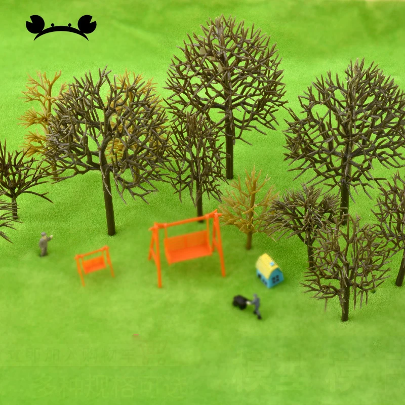 

10Pcs Plastic Model Tree Trunks HO/OO Scale Miniature Terrain Model Railway Layout, Wargame Diorama Garden Landscape Scenery