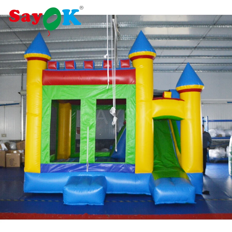 Free Sea Shipping Inflatable Bouncer Castle 4.1x3.3x3.8m Jumping Bouncer Palace Inflatable Trampoline for Sale