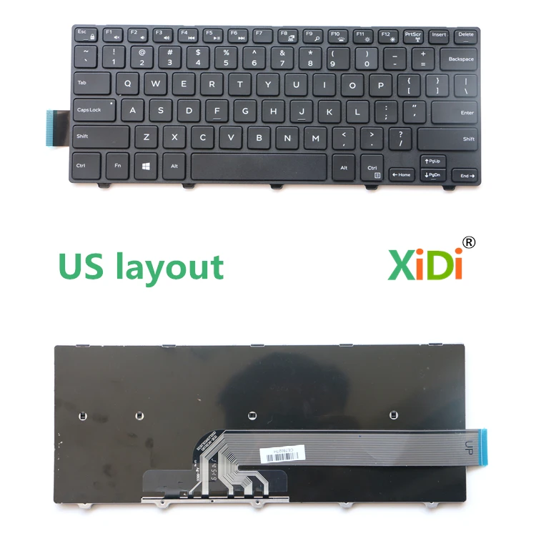 

US Laptop Keyboard for DELL inspiron 3458 3451 3443 3449 3441 5442 5443 5445 5447 5451 Laptop Keyboard