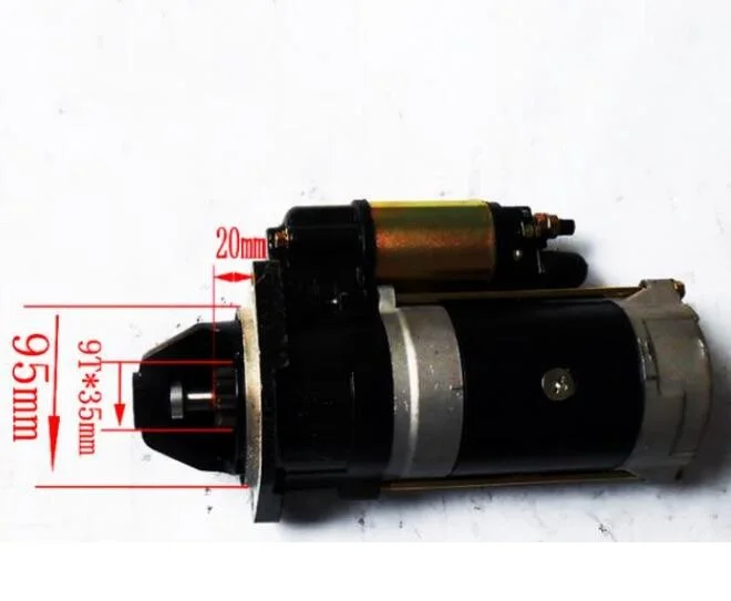 

NEW HNROCK 12V 9T 3.8 KW STARTER QDJ1409J-P FOR CY4100Q