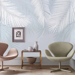 Carta da parati personalizzata con foto Nordic elegante foglia di Banana di palma sfondo interno carta da parati soggiorno TV divano camera da letto Papel De Parede