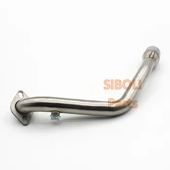 Slip On For Vespa GTS300 GTS 300 250 Exhaust Systems Middle Front Link Pipe Escape Moto Motocross Bike Racing GTS250 2007-2020