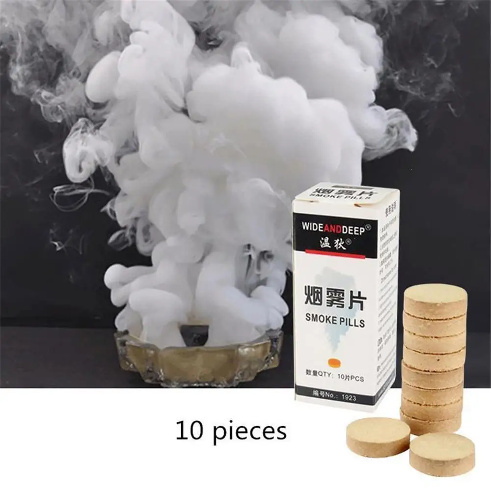 Halloween Wedding Photography Smoke Decoration puntelli 10 pz/scatola White Smoke Piece Smoke Air purificazione Party decorazione fai da te