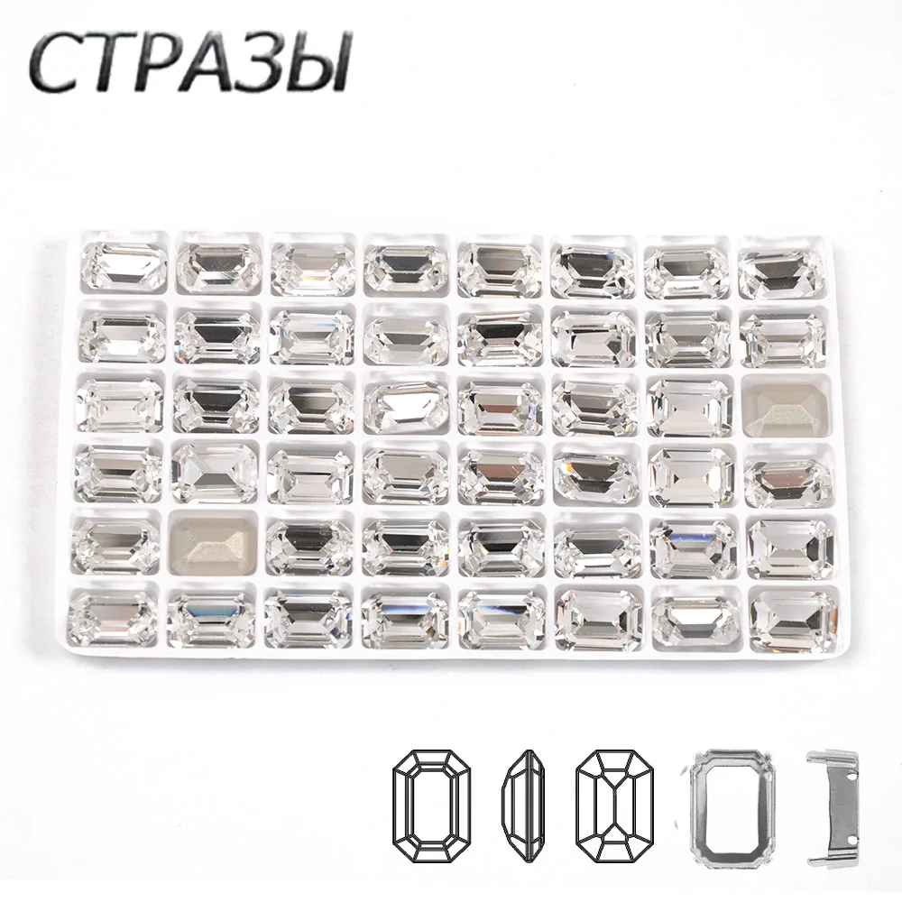 CTPA3bI Super Clear Sew On Rhinestones With Silver /Gold Claw DIY Crafts Glass Beads Stones For Dance Dress Gym Suit Decoration