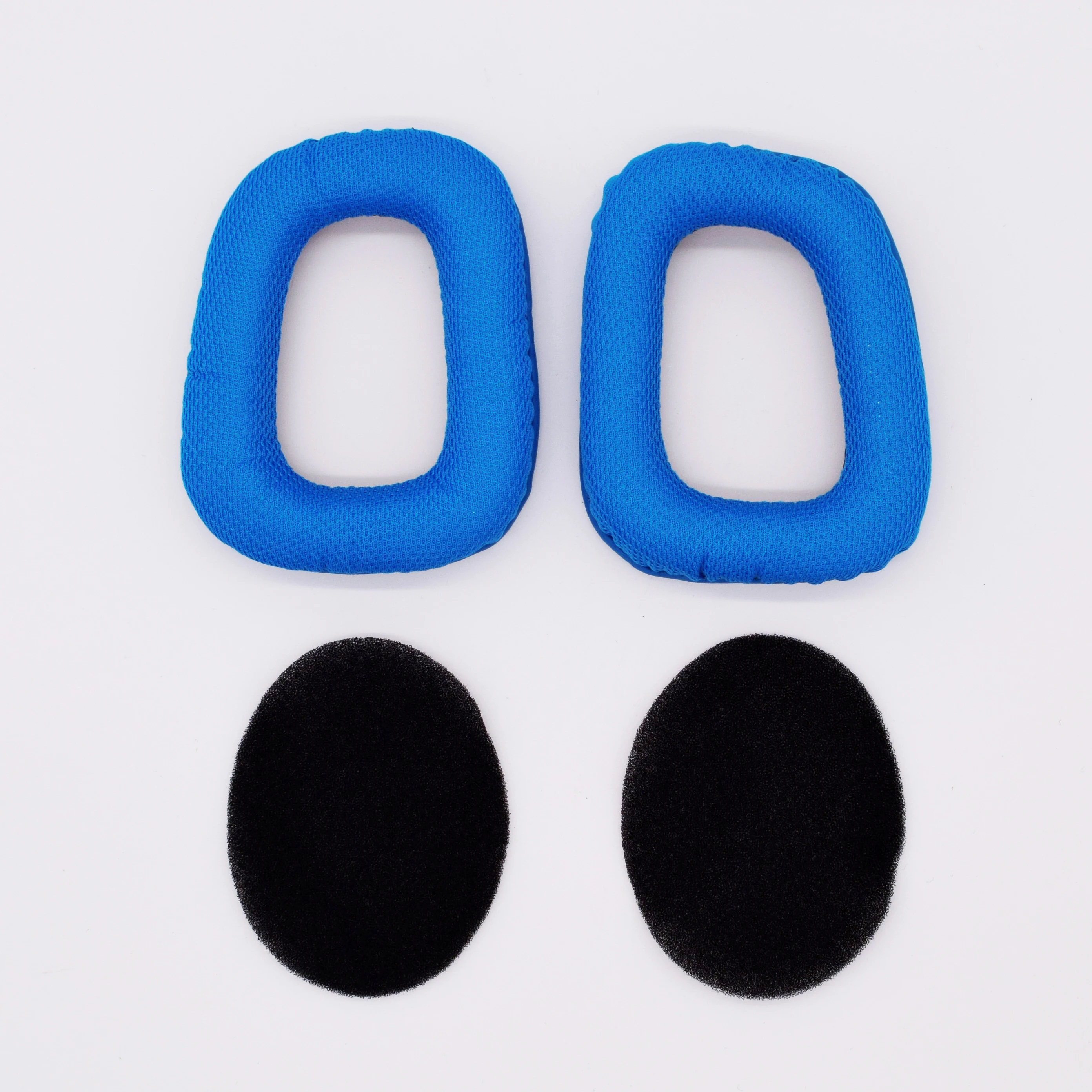 XRHYY Blue Replacement Ear Pad Top Headband Earpads Cushion Set For Logitech G35 G930 G430 F450 Headphones