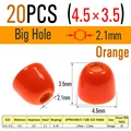 Orificio en L 4.5X3.5 Naranja