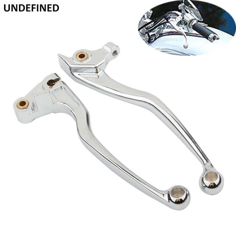 Chrome Motorcycle Brake Clutch Lever Hand Levers Left/Right For Yamaha XVS400 1996-2002 XVS650 1997-2002 Dragstar XVS 400 650