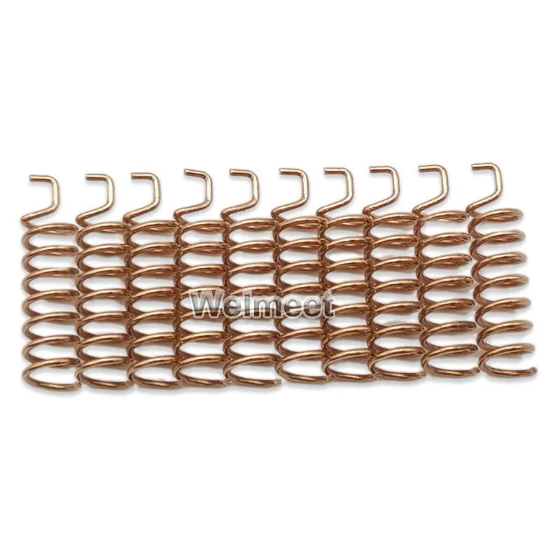 10pcs 868MHz Helical Antenna 868M Spring Antenna Built-in Small Antenna Aerial Wire 23.5x6x0.8mm