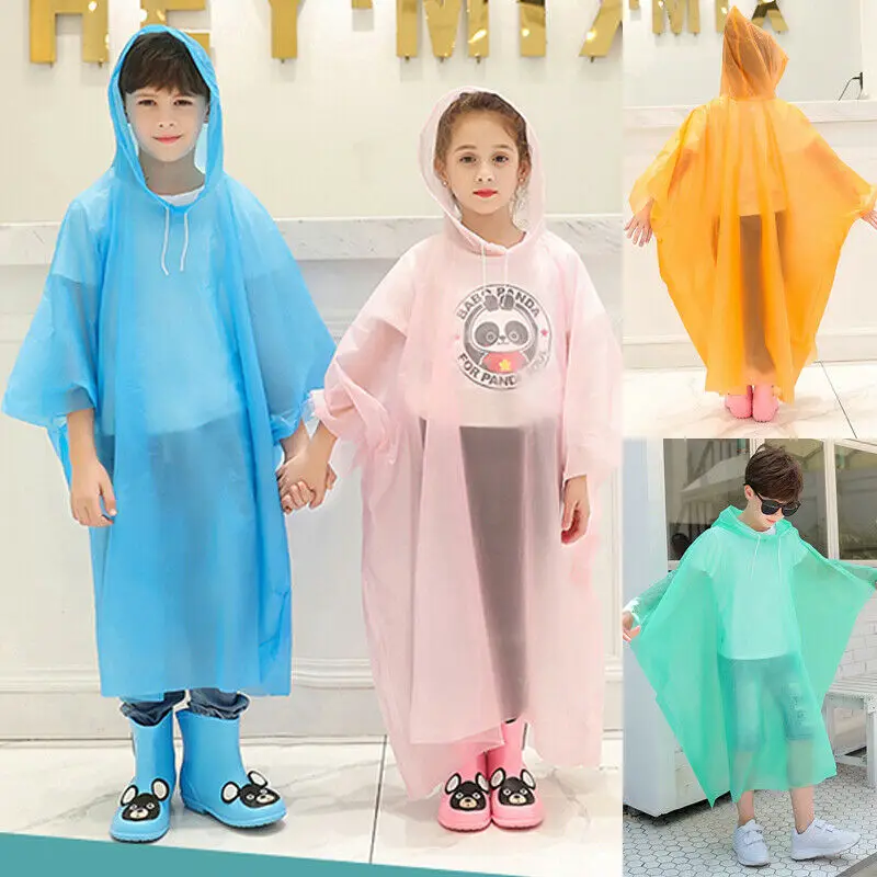 Raincoat Children Funny Cartoon Baby Kids Hot Rainwear Cute Waterproof Hot Children Raincoats Kids Funny Rain Coat