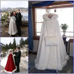 Hot Sales Fashion white color fur Long Mantle Hooded Film And Television Filming Fur Shawl Cloak Distribution