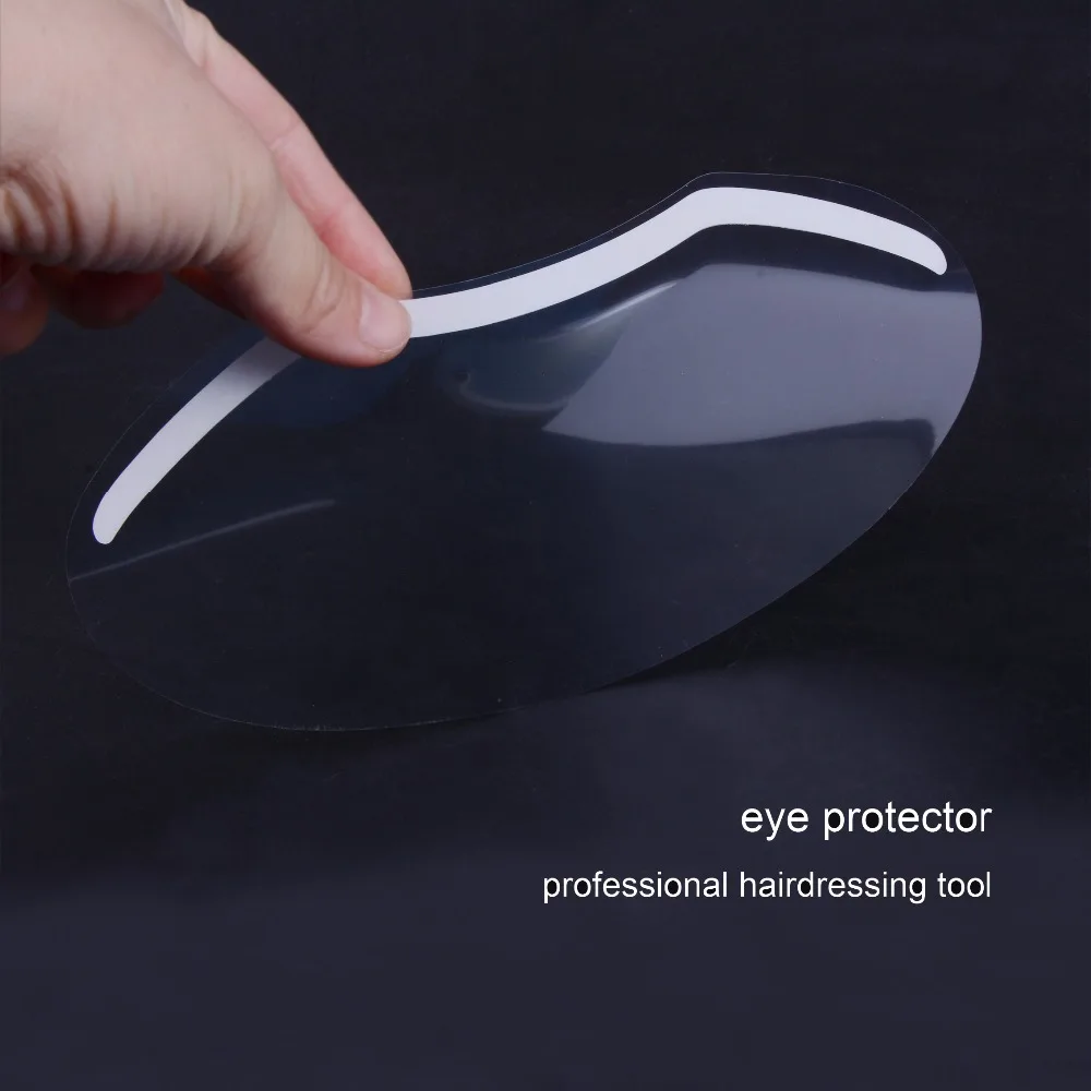 50 ชิ้น Hair Salon สเปรย์หน้ากากฟิล์มตัดผมสีสําหรับหน้าผากตา Protector ป้องกัน Disposable Face Shield