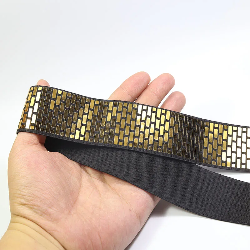 الليزر الترتر أربطة مرنة للملابس 15-50 مللي متر شريط مرن DIY بها بنفسك الخياطة اكسسوارات شريط مطاطي أربطة مرنة لتناسب #4