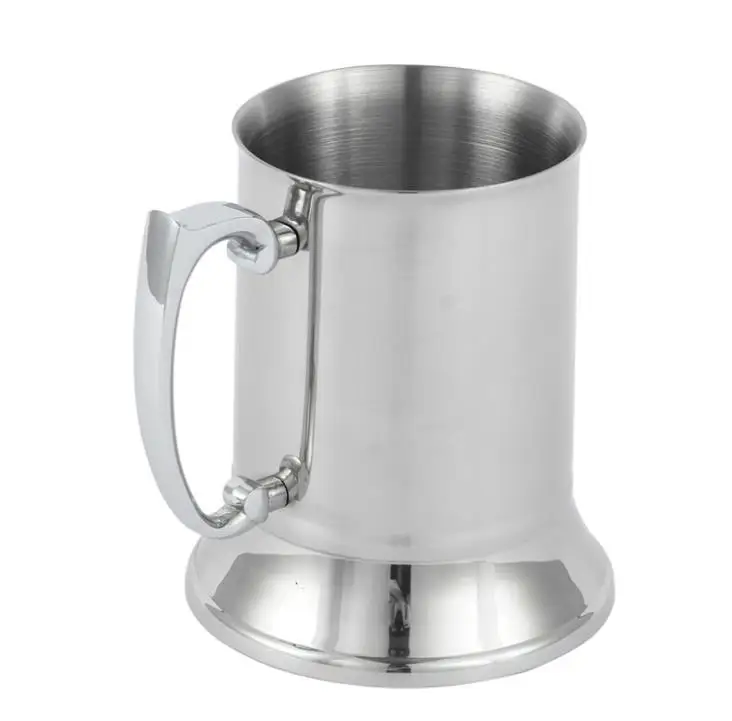 Bar Tankard Beer Mugs Stainless Steel 450ML Big Capacity Double Wall Wine Cups Party Supplies SN4099