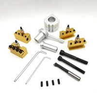 Free  Shipping Quick Change Post Holder Kit Set Boring Bar Turning Tool Holder For CNC Mini Lathe HT2427