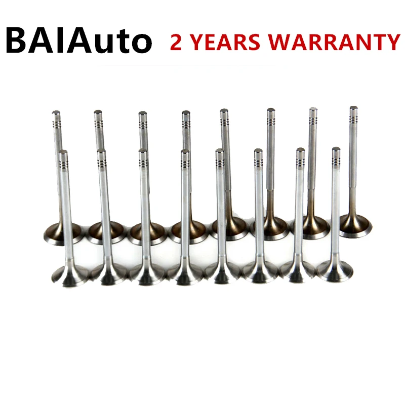 036109601 036109611 036109611AE Engine Valve Stem Intake Exhaust Valve Set For Audi A1 A3 VW Jetta Golf Passat Seat Skoda 1.4T