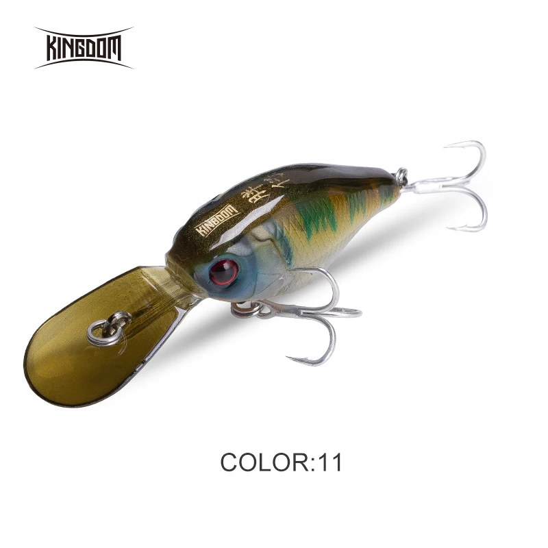 Kingdom Crazy Crankbaits Langsam Sinkende Angelköder Mini Minnow Swing Kleine Cranks Harte Köder 5g 37mm Wobbler Angelzubehör