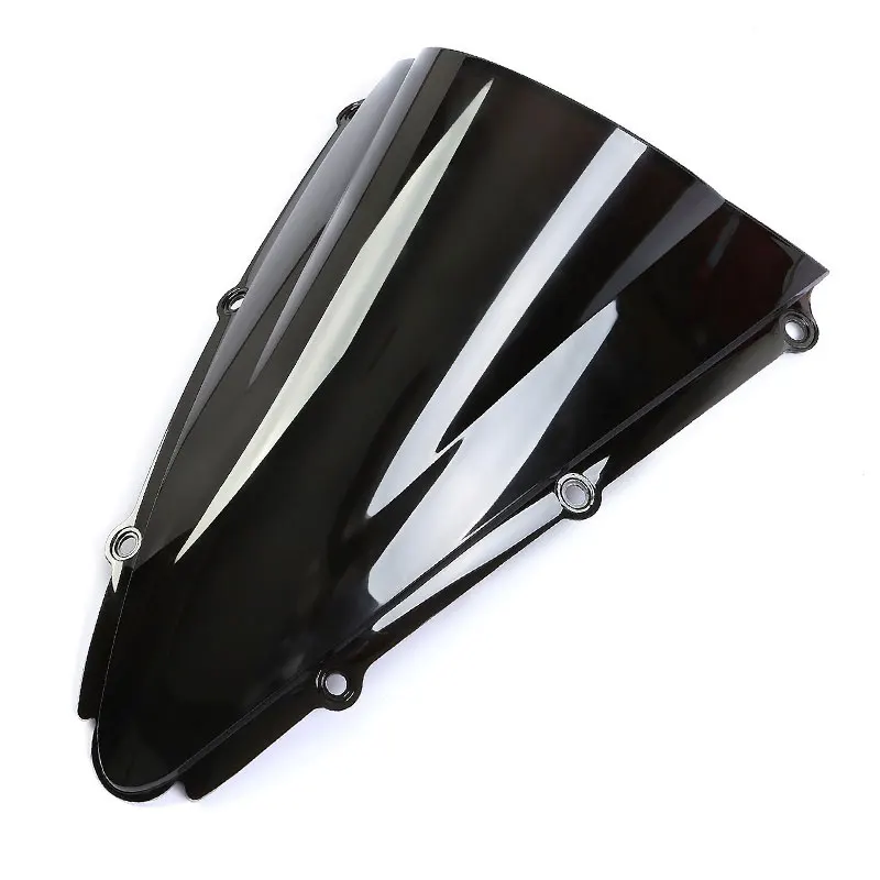 

Motorcycle Black Double Bubble Windscreen Windshield Screen ABS Shield Fit For Yamaha YZF R1 YZF-R1 2000-2001