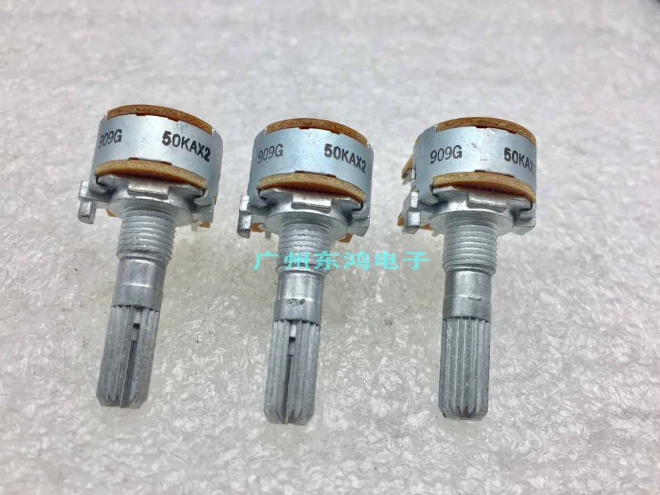 Original New 100% 16 Type double potentiometer 50KA*2 shaft length 25MM fever DIY good product (SWITCH)