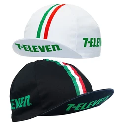 Retro Cycling Cap White Black Bike Hat One Size Fits Most