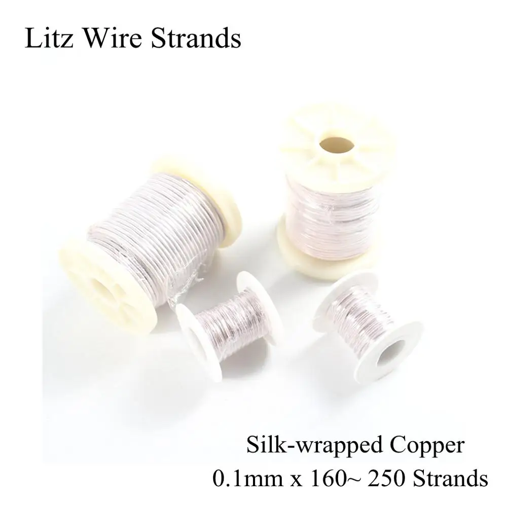 0.1x160 0.1x180 0.1x200 0.1x220 0.1x250 Litz Wire Strand Enamelled Copper Litz Wire Strands Crystal Micro Antenna Occ 0.1mm 0.1