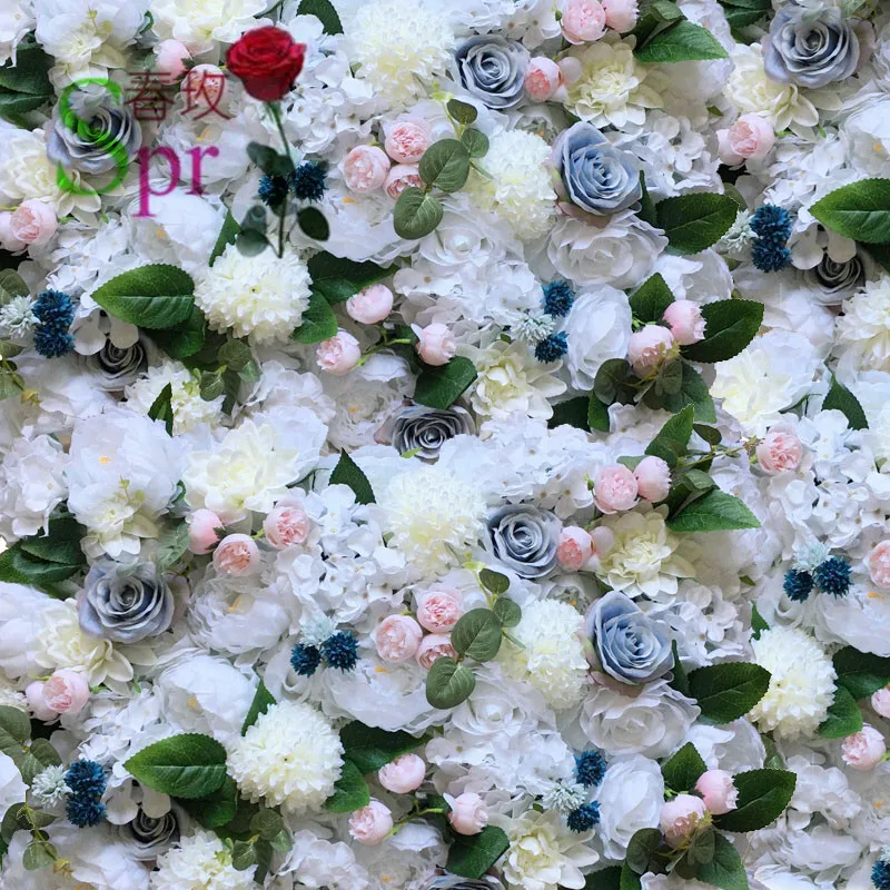 

SPR High quality style flower wall wedding backdrop party events artificial flower arrangements