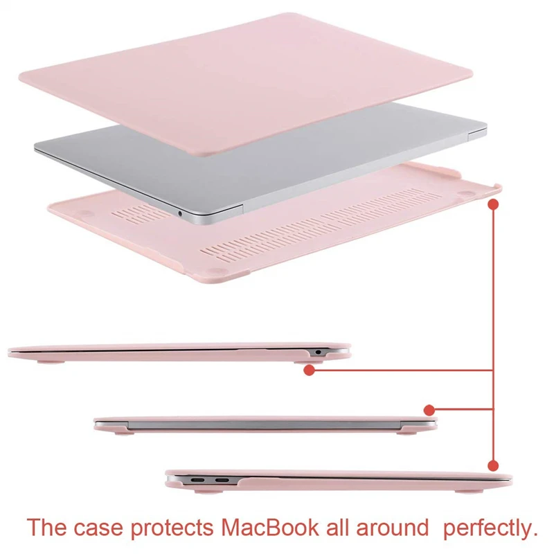 Hard Laptop Case For Macbook Air 13 A2337 M1 A2179 Retina Pro 13 15 A2338 A2289 Touch Bar Cover For Mac Pro 14 16 A2442 A2485