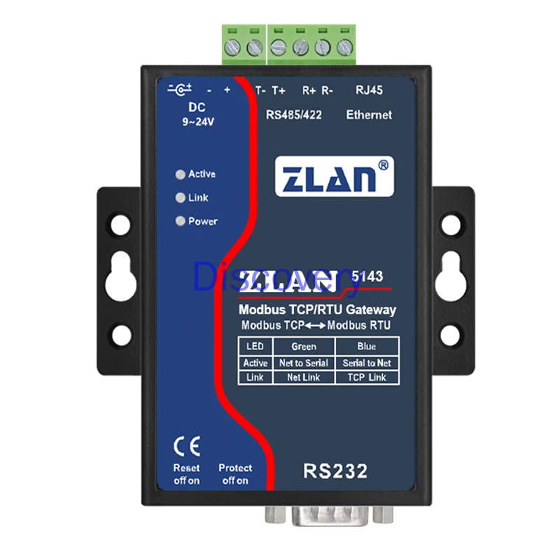 

Последовательный сервер Modbus Gateway RTU к TCP485, модуль сбора ZLAN5143/BI/ZLAN5143I