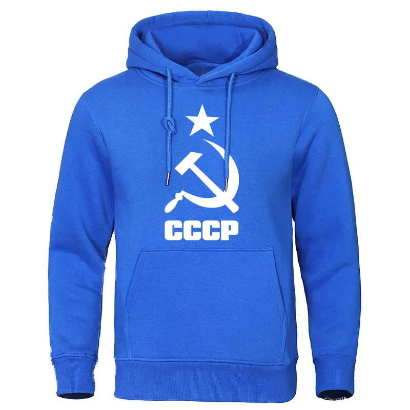 2023 Autumn Men\'s Clothing CCCP Russian Men Hoodies USSR Cotton Man Sweatshirts Moscow Male Pullovers Quality Soviet Union Tops