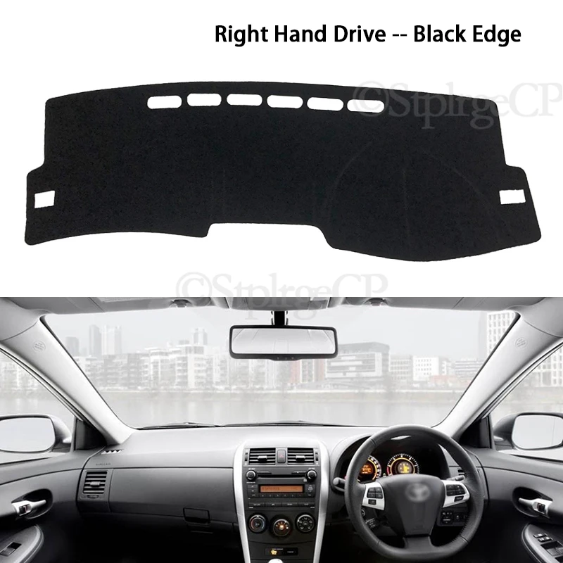 for Toyota Corolla E140 E150 2007~2013 Anti-Slip Mat Dashboard Cover Pad Sunshade Dashmat Carpet Car Accessories 2008 2011 2012