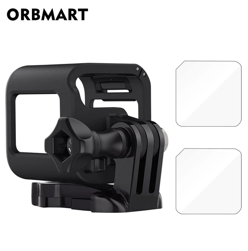 Frame Case Voor Gopro Sessie 5 4 Gehard Glas Screen Protector Voor Go Pro Sessie 4 5 Gopro Hero 5 Session Camera Accessoires