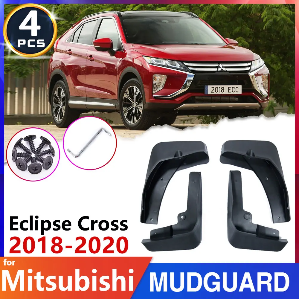 

Car Mudflap Fender Mudguards for Mitsubishi Eclipse Cross 2018 2019 2020 Splash Guards Exterior Stickers Car Accessories Goods