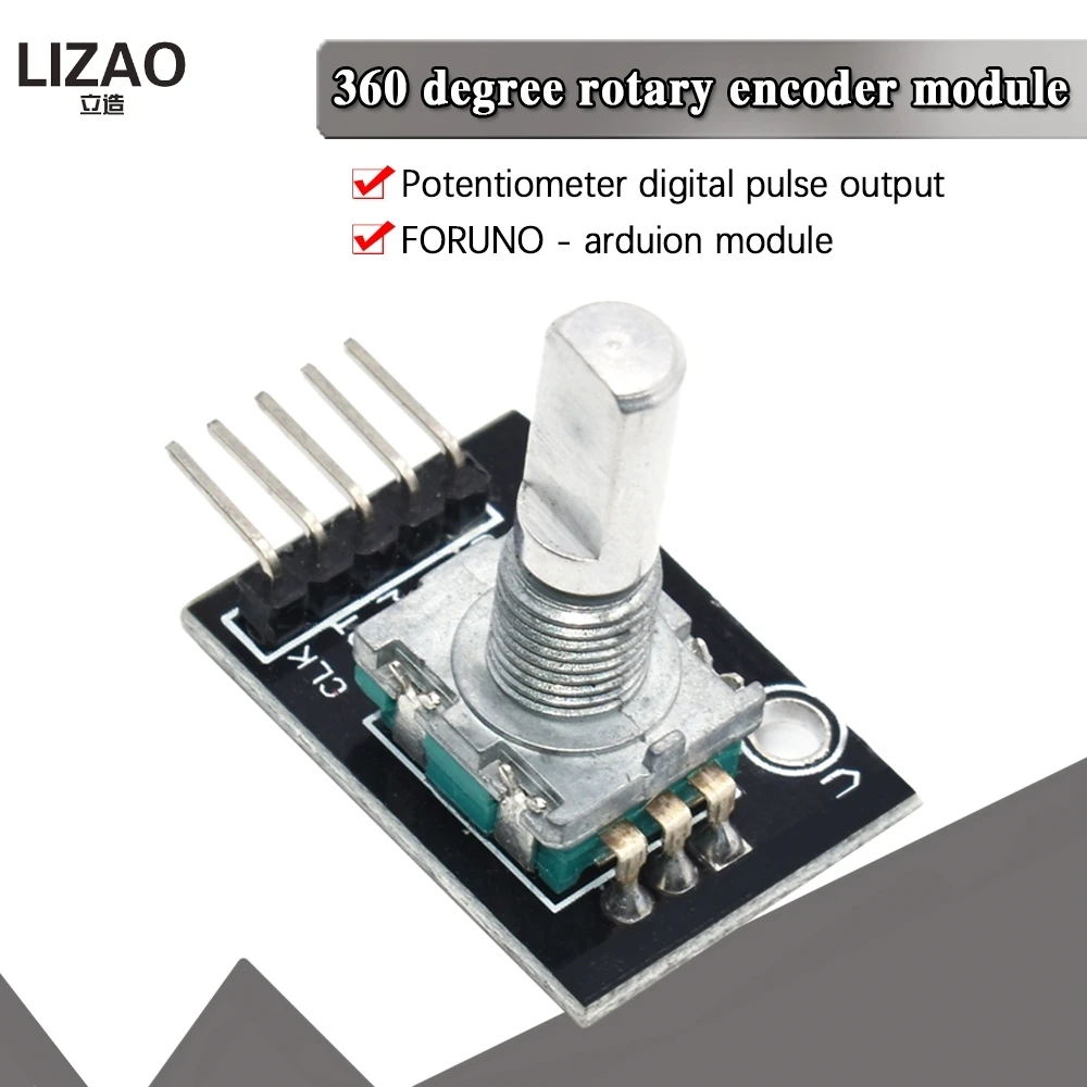 360 Graden Rotary Encoder Module Brick Sensor Schakelaar Ontwikkeling KY-040 Voor Arduino