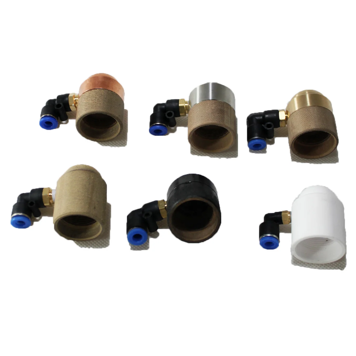 6PC P80 Plasma Bị Tiêu Thụ CNC Shield Cup Đầu Phun Nước Làm Lạnh Làm Lạnh Adpater P80 Plasma Bị Tiêu Thụ