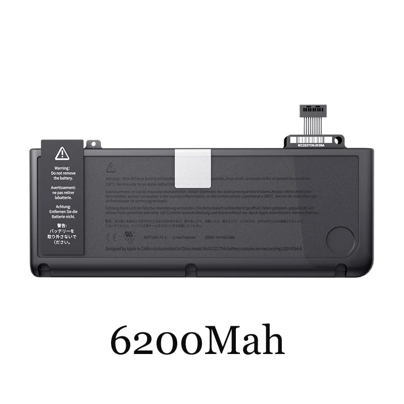 

1PC New Original Laptop Battery Internal For MacBook Pro MC207 A1331 A1342 air 11inch 13inch 15inch