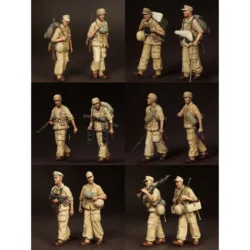 1/35 Resin Model Figure GK, Military theme, 12 Figure，Unassembled and unpainted kit