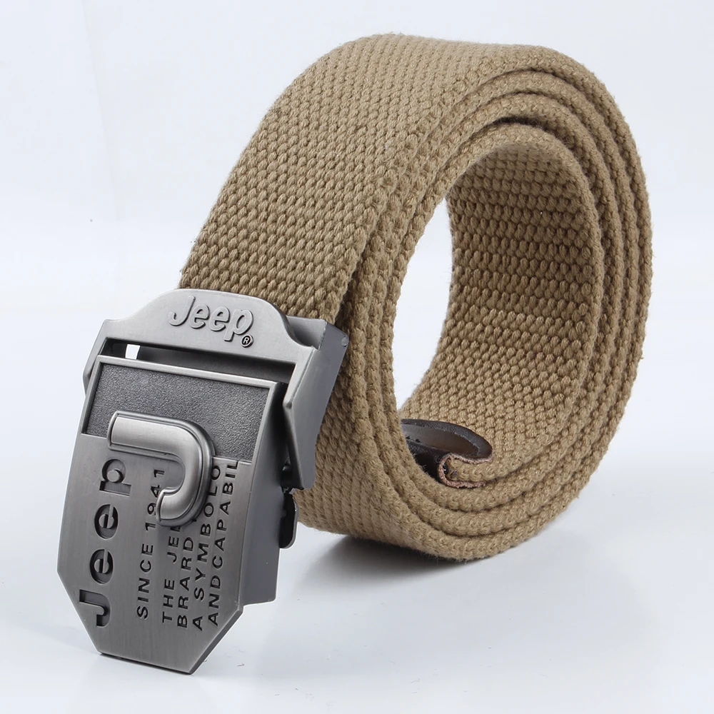 Hot Sale Men Outdoor Tactical Canvas Belt High Quality Alloy Tactical Belt Buckle Police Military Nylon Belt 110-140 Bigger Size