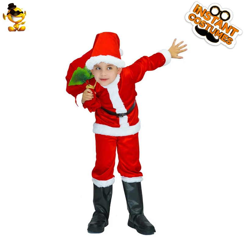 Kind Santa Claus Kleidung Kostüme Rolle Spielen Weihnachten jungen Neue Jahre Xmas Party Cosplay Kostüme