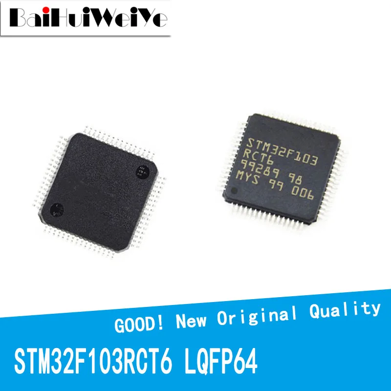 1PCS STM32F103RCT6 STM32F103 STM32 LQFP64 LQFP-64 Singlechip SMD New Original Good Quality