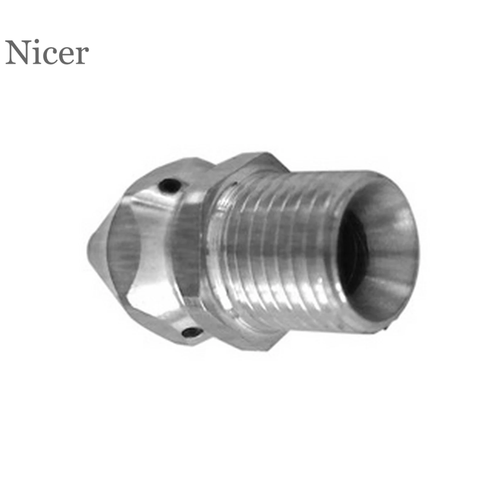 Pressure Washer Drain Sewer Sprinkler Cleaning Jetter Nozzle Cleaning Nozzle Stainless Steel 250 Bar Industrial Pipes Drains