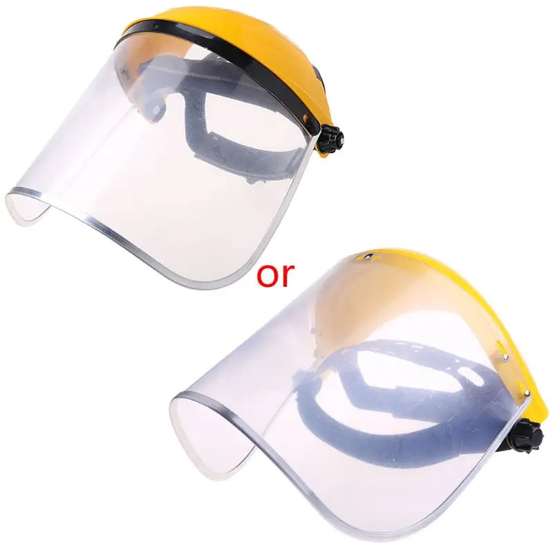 Clear Full Face Shield Safety Helmet Visor Mask For Automotive Construction