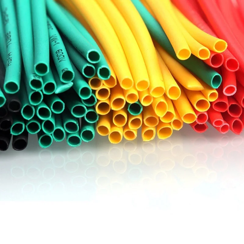 Tubo termorretráctil surtido de encogimiento de PE de 164 piezas, Cable de alambre, juego de tubos aislados, accesorios para herramientas