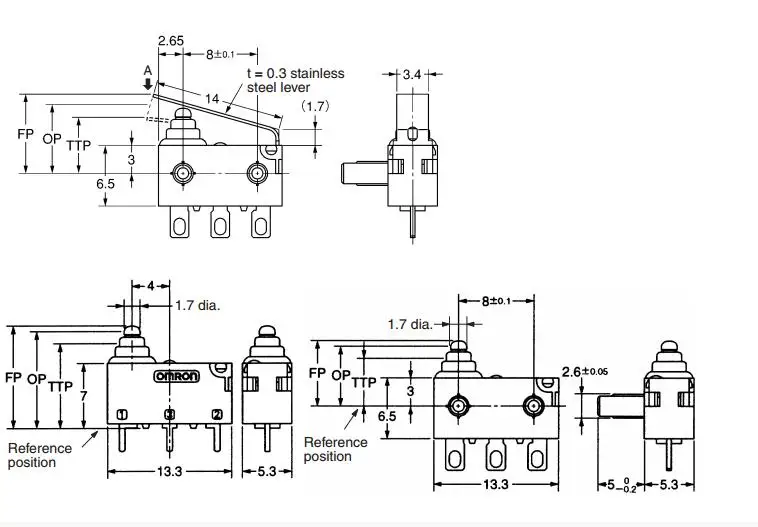 1 قطعة الأصلي جديد D2HW-EL291H-A515-AQD باب السيارة قفل مايكرو التبديل IP67 مقاوم للماء اللمس مع مقبض معدني D2HW لشركة فولكس فاجن جيت